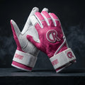 CR Batting Gloves - White/Pink
